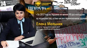 Елена Мельник о нарушениях свободы слова на Украине